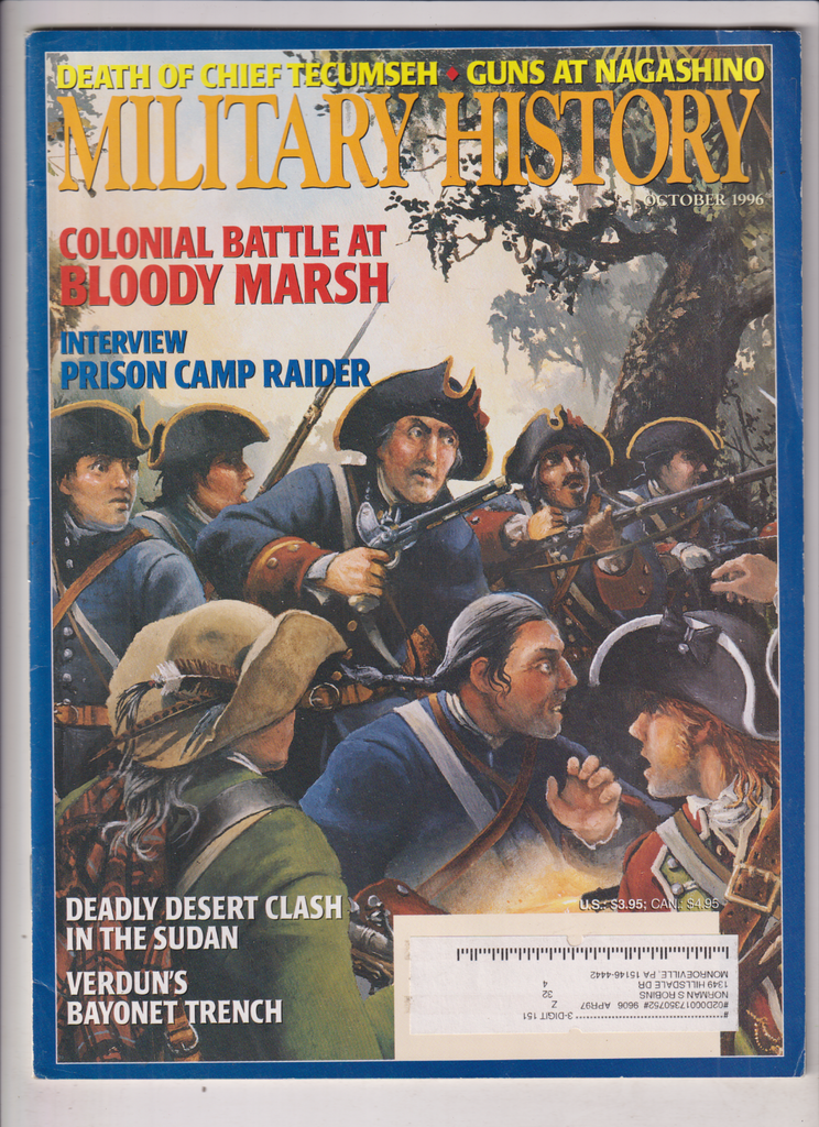 Military History Mag Colonial Battle At Bloody Marsh October 1996 121719nonr