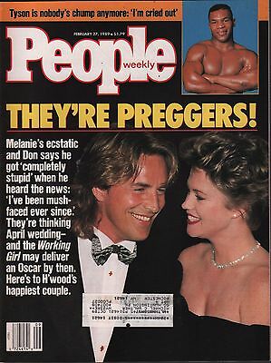 People Weekly February 27 1989 Mike Tyson, Melanie w/ML VG 012716DBE