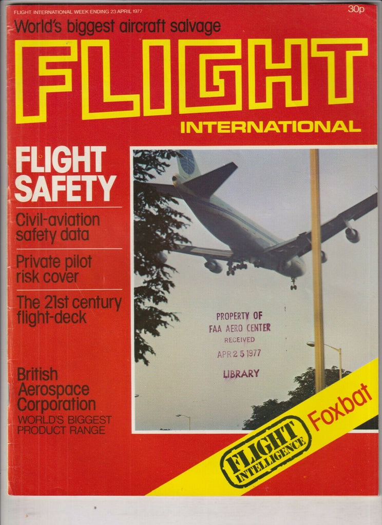Flight International Mag Flight Safety & Civil Aviation April 23 1977 022120nonr