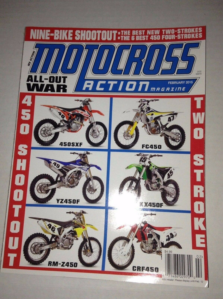 Motocross Action Magazine 450SXF & FC450 February 2015 040117NONRH