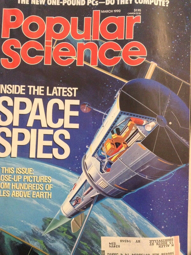 Popular Science Magazine Latest Space Spies March 1990 121517nonrh
