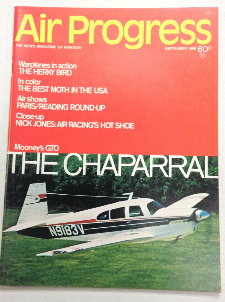 Air Progress Aviation Magazine Paris/Reading Round-Up September 1969 122016R