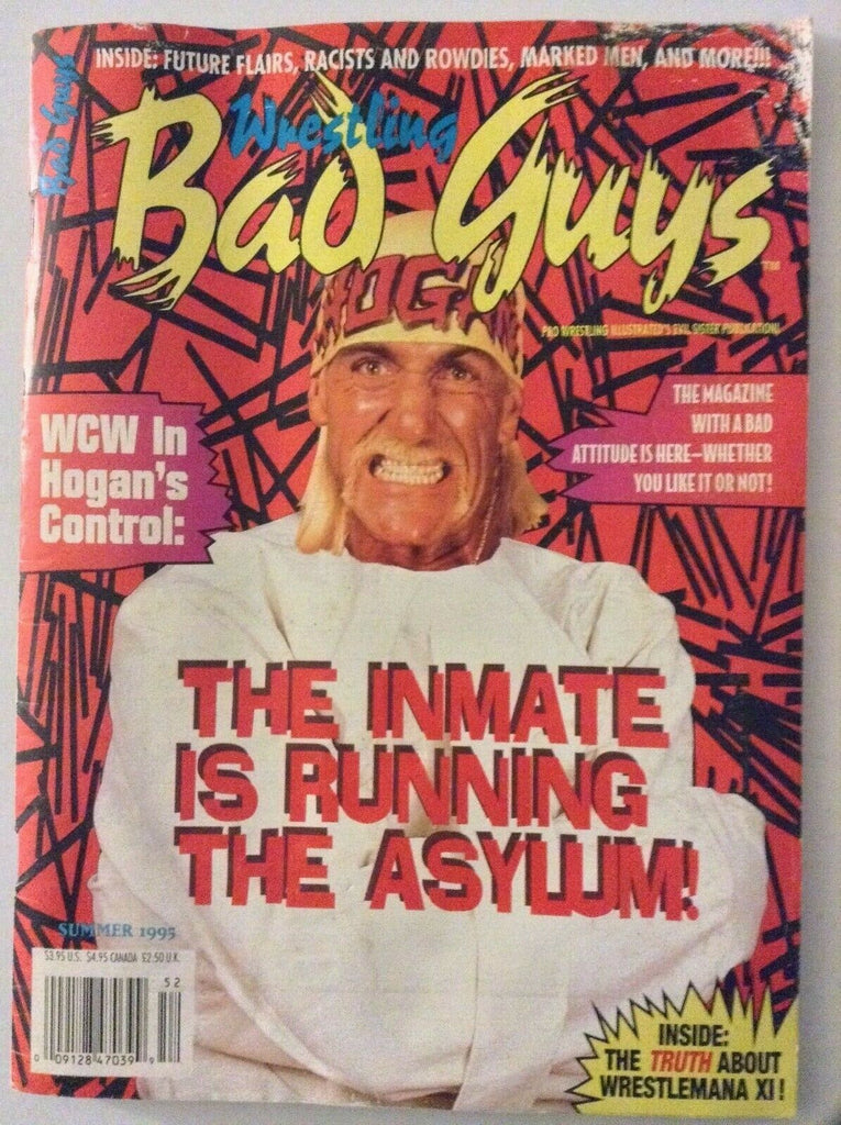 Wrestling Bad Guys Magazine Hulk Hogan WCW Summer 1995 041819nonrh