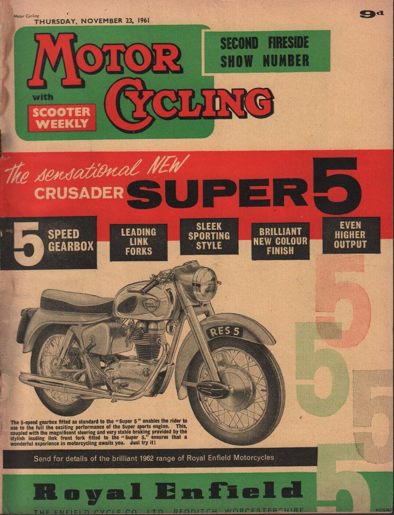 Motor Cycling November 23 1961 Crusader Super 5 071717DBE