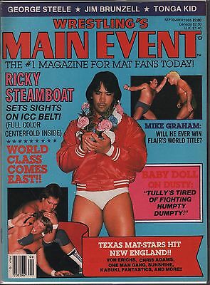 Wrestling's Main Event September 1985 Ricky Steamboat Complete EX 120915DBE