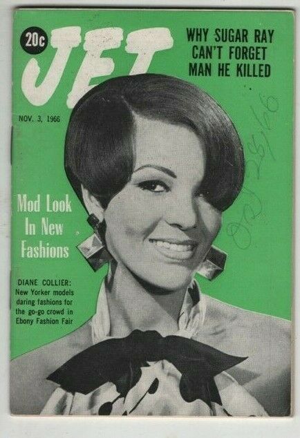 Jet Magazine Sugar Ray Diane Collier November 3, 1966 070720nonr