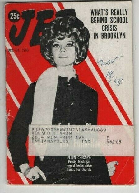 Jet Magazine Ellen Chesney Crisis In Brooklyn October 24, 1968 070720nonr