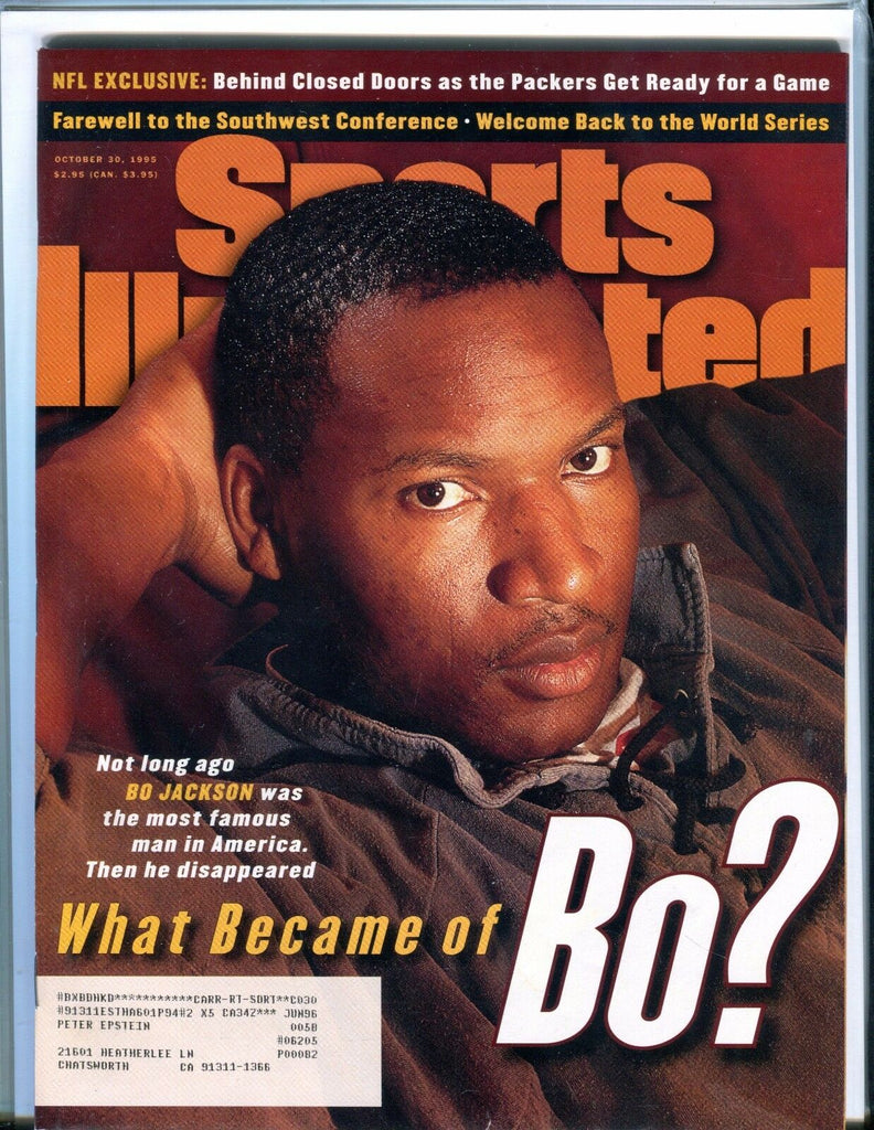 Sports Illustrated Magazine October 30 1995 Bo Jackson EX w/ML 051717nonjhe