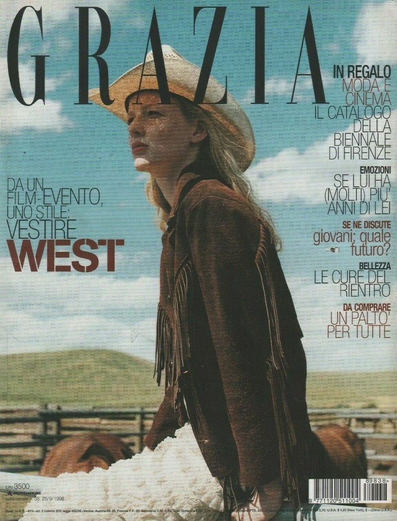 Grazia Italian Fashion Magazine 25/9/1998 Della Biennale Di Firenze 052819DBE
