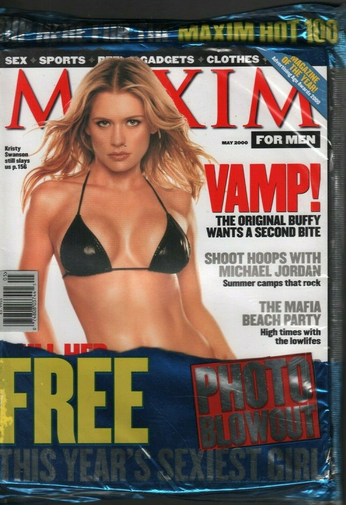 Maxim Magazine May 2000 Kristy Swanson Michael Jordan 061319DBE