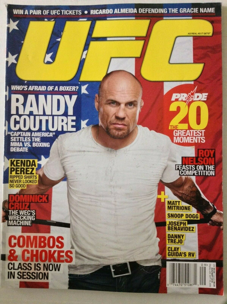 UFC Magazine Randy Couture Kenda Perez August/September 2010 031819nonrh