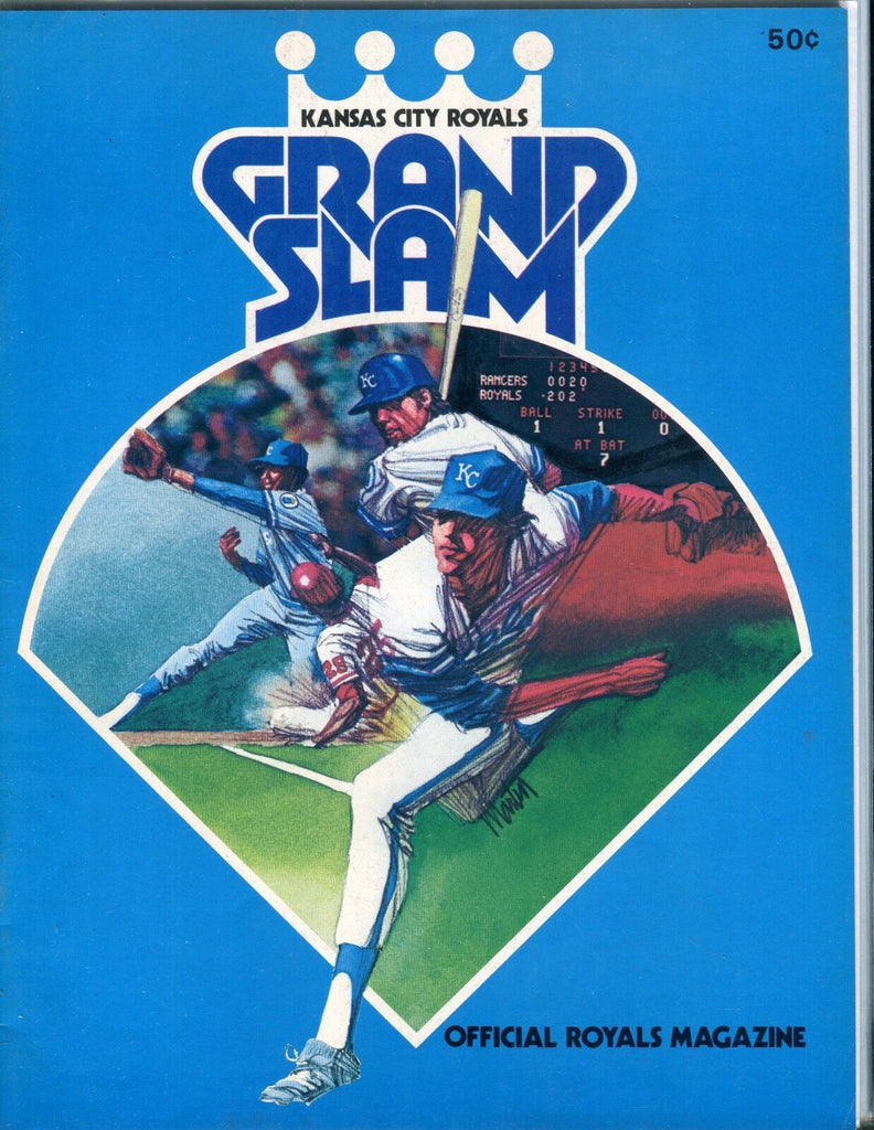 Kansas City Royals 1976 Grand Slam Magazine 1976 EX 051717nonjhe