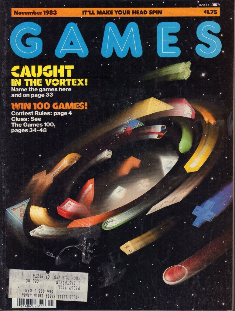 Games November 1983 Caught in The Vortex w/ML 052517nonDBE