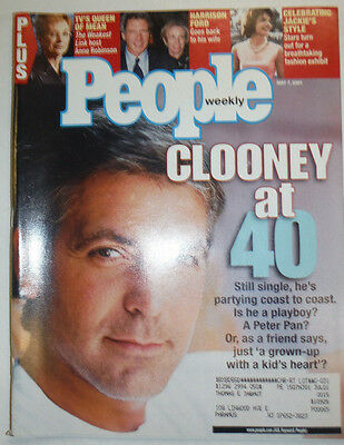 People Magazine George Clooney & Harrison Ford May 2001 WITH ML 030315r2