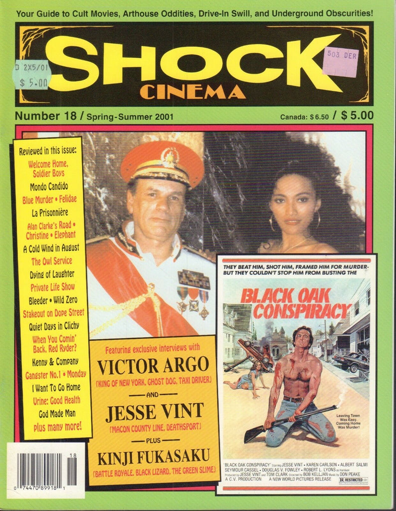 Shock Cinema #18 Victor Argo Jesse Vint 022818DBE