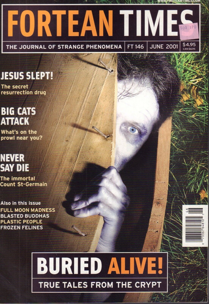 Fortean Times June 2001 Buried Alive Jan Bondeson,Gloria Moss 110917nonDBE