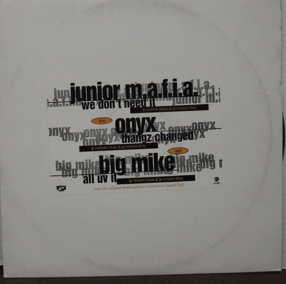 Junior M.a.f.i.a we don't need it 33RPM ED5862 010717LLE#2