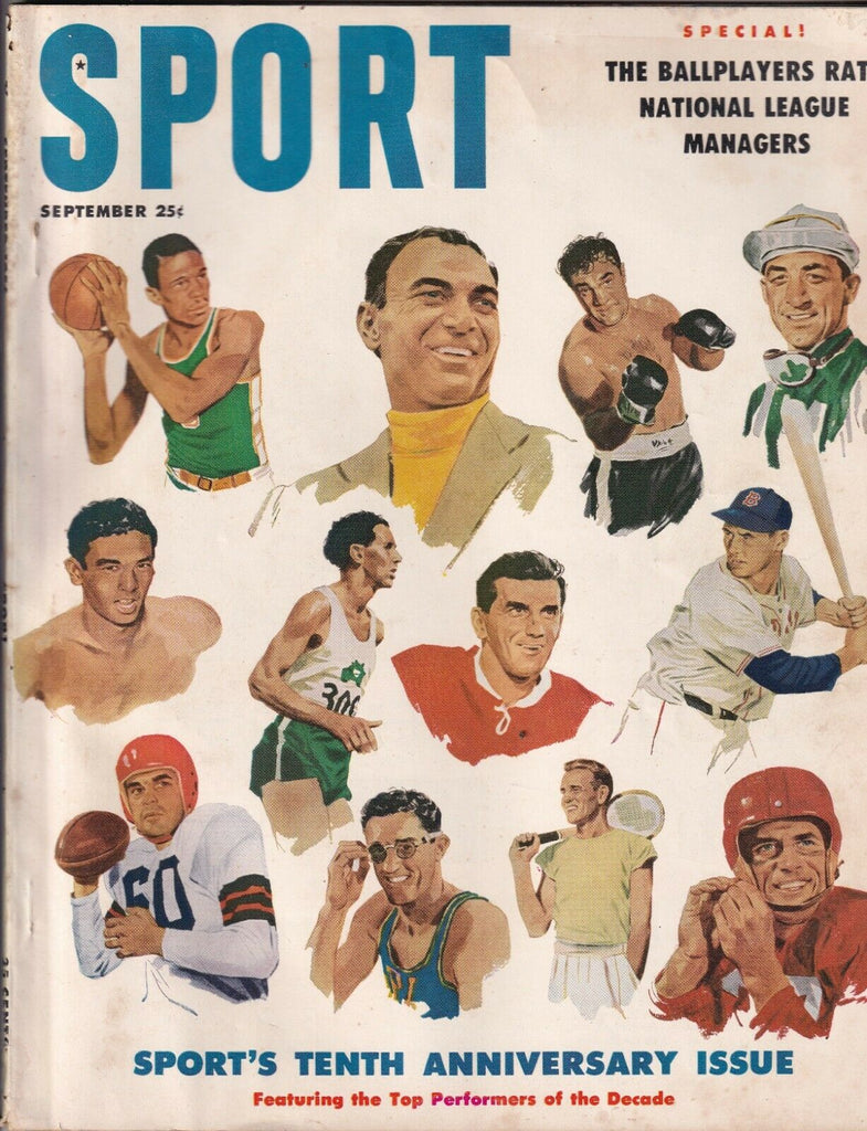 Sport Magazine 10th Anniversary Issue September 1956 NO ML 080519nonr