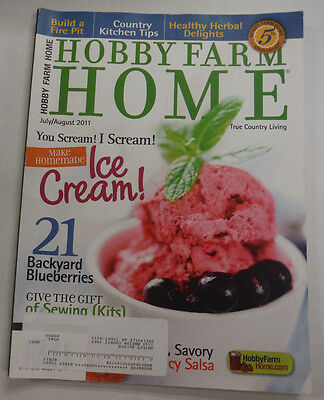 Hobby Farm Home Magazine Homemade Ice Cream Backyard Berries August 2011 020615R