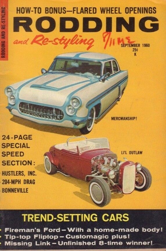 Rodding and Re-Styling September 1960 Curt Hamilton Ken Weger 122218DBE