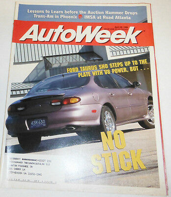 Autoweek Magazine Trans-Am In Phoenix April 1996 080714R