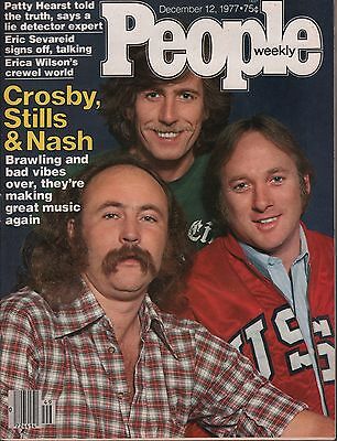 People Weekly December 12 1977 Crosby Stills & Nash, Patty Hearst VG 012716DBE