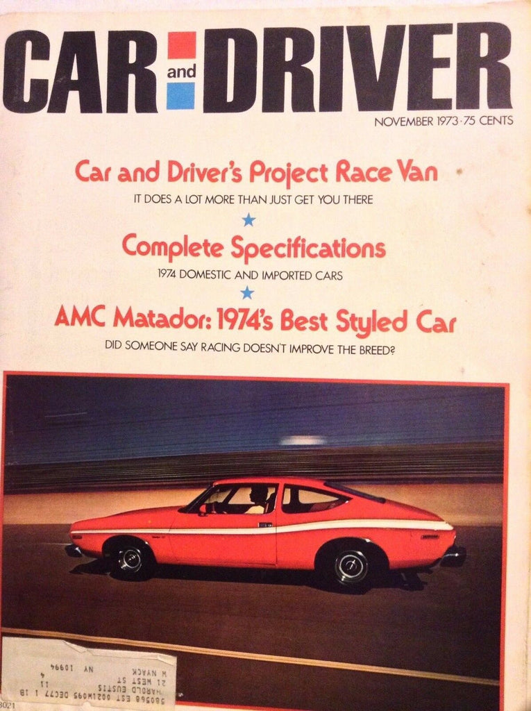 Car And Driver Magazine AMC Matador November 1973 110417nonrh