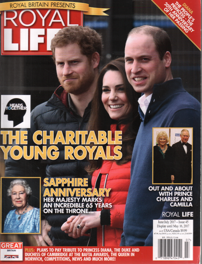 Royal Life June July 2017 Issue 45 Prince William Prince Harry 032420DBE