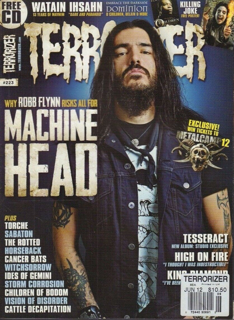 Terrorizer June 2012 Machine Head Cancer Bats 020818DBE