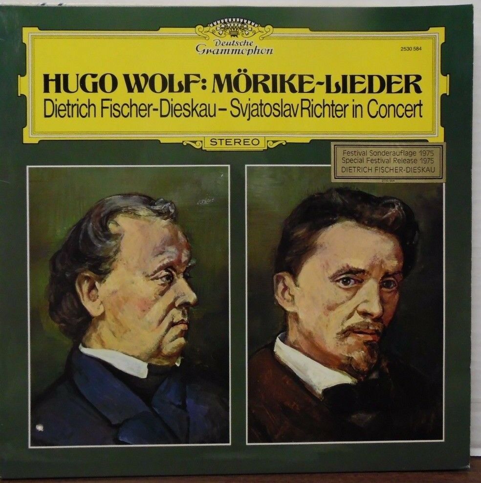 Hugo Wolf Morike Lieder 33RPM #2539 584 10117LLE