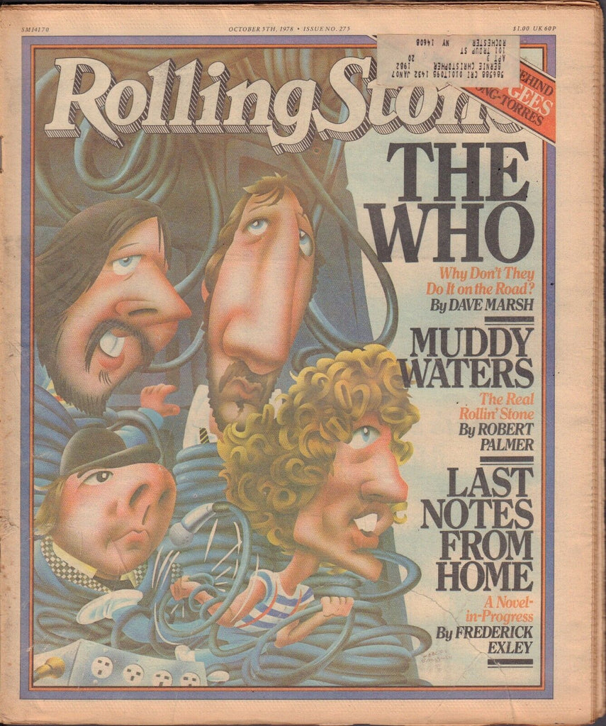 Rolling Stone October 5 1978 The Who, Muddy Waters w/ML 121616DBE