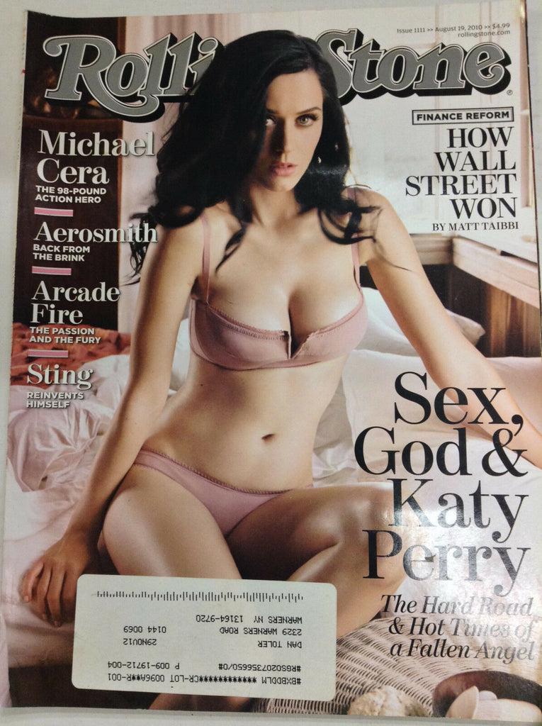 Rolling Stone Magazine Kate Perry Sex & God August 19, 2010 050217nonrh