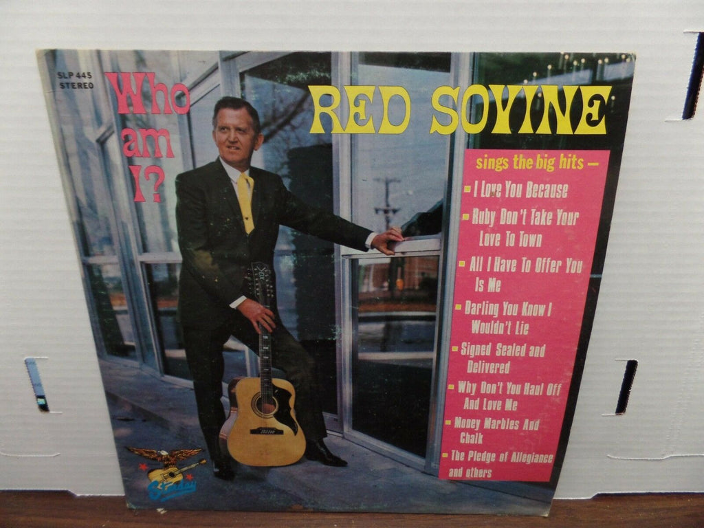 Red Sovine Who Am I Starday S-SLP-445 33rpm 081616DBE