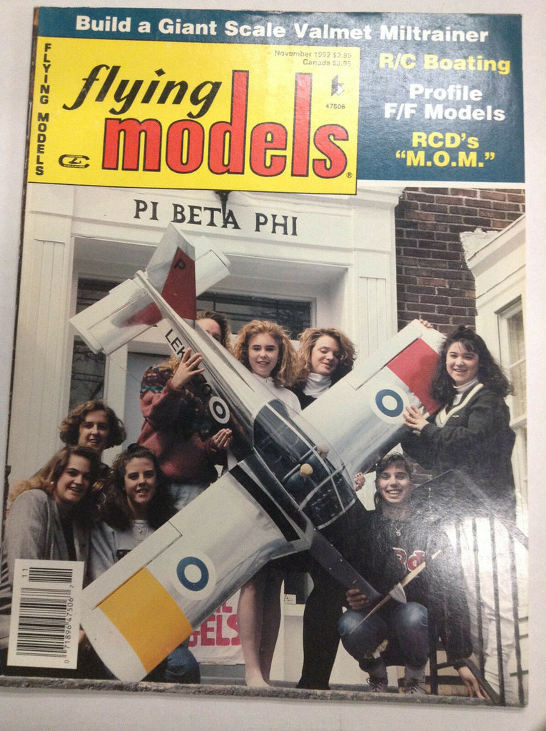 Flying Models Magazine RCD's Mom Valmet Miltrainer November 1992 040917nonrh2