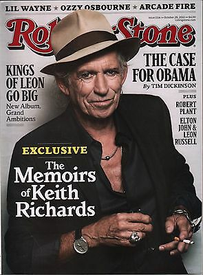Rolling Stone October 28 2010 Keith Richards EX 121815DBE2