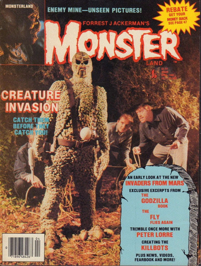 Monster Land April 1986 Invaders From Mars Peter Lorre 013018DBE2