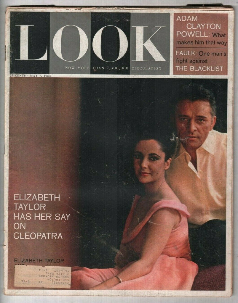 Look Mag Elizabeth Taylor On Cleopatra May 7, 1963 010620nonr