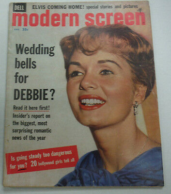 Modern Screen Magazine Wedding Bells For Debbie Reynolds April 1960 062615R