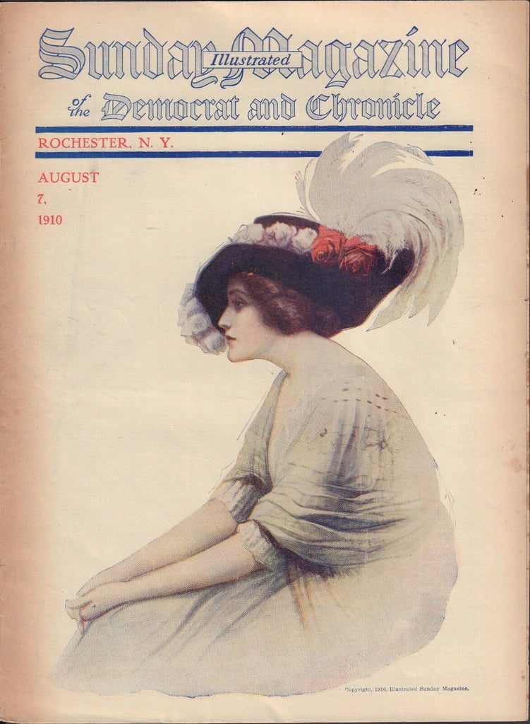 Sunday Magazine Illustrated Rochester August 7 1910 11217DBE