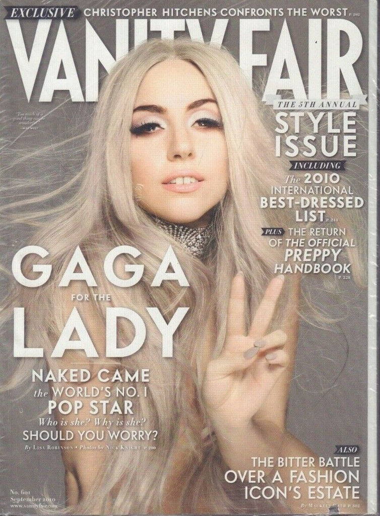 Vanity Fair September 2010 Lady Gaga Nick Knight Christopher Hitchens 010519DBE