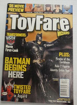 ToyFare Magazine Batman Begins Here & Transformers April 2005 071015R2