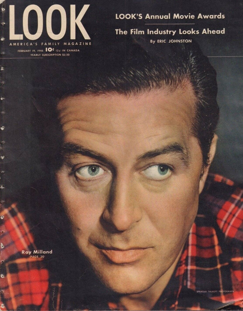 Look February 19 1946 Ray Milland Eric Johnston 011419DBE
