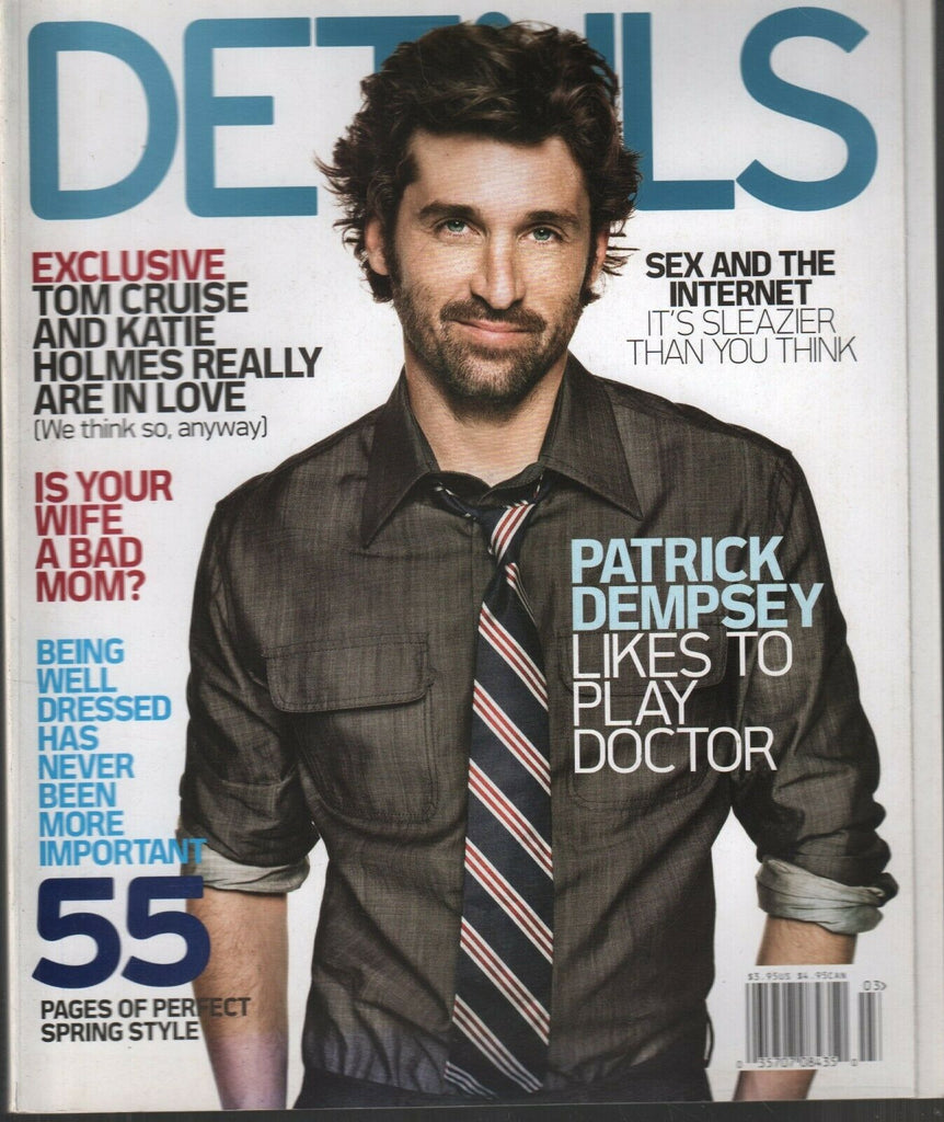 Details Magazine March 2006 Tom Cruise Katie Holmes Patrick Dempsey 111319AME