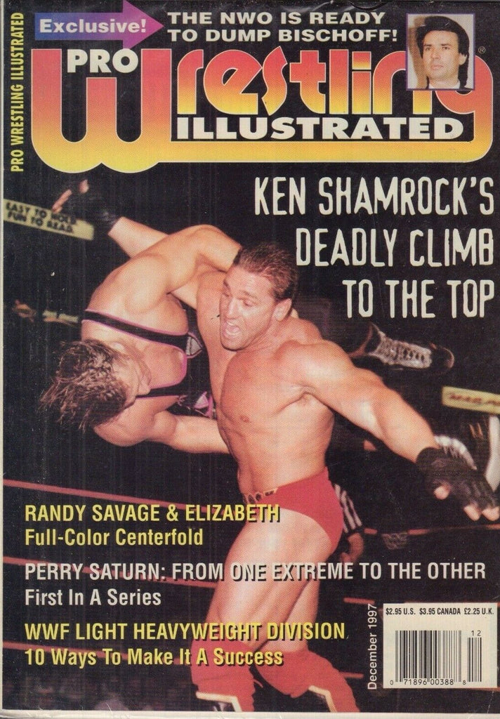 Pro Wrestling Illustrated Magazine Ken Shamrock December 1997 012918nonr