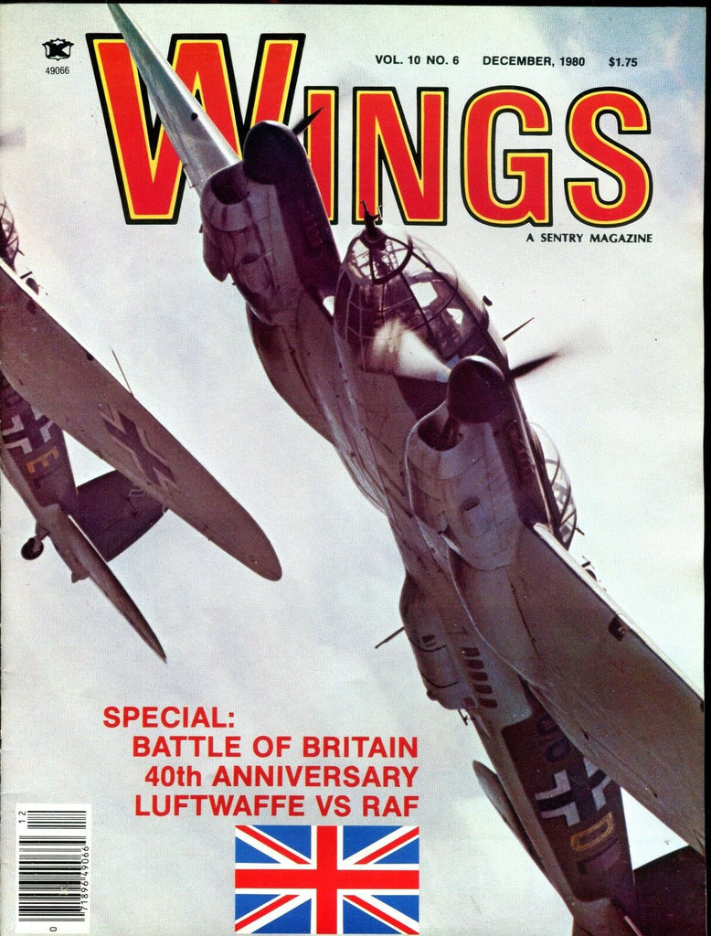 Wings Magazine December 1980 Battle Of Britain EX No ML 122216jhe