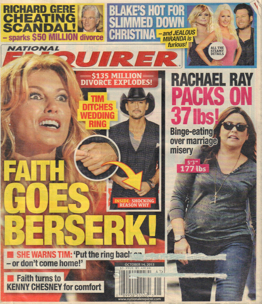 National Enquirer October 14 2013 Rachael Ray Richard Gere 042420DBE
