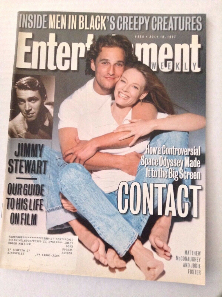 Entertainment Weekly Magazine Matthew McConaughey July 18, 1997 031517NONRH