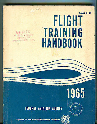 1965 FAA Flight Training Handbook VGEX 062116jhe