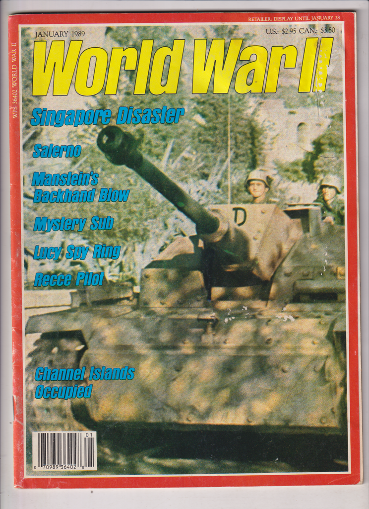 World War II Mag Singapore Disaster & Salerno January 1989 011320nonr