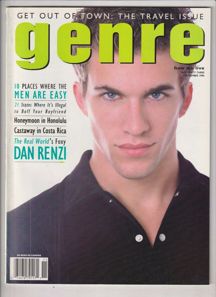 Genre Gay Fashion Mag Dan Renzi The Travel Issue November 1996 031120nonr